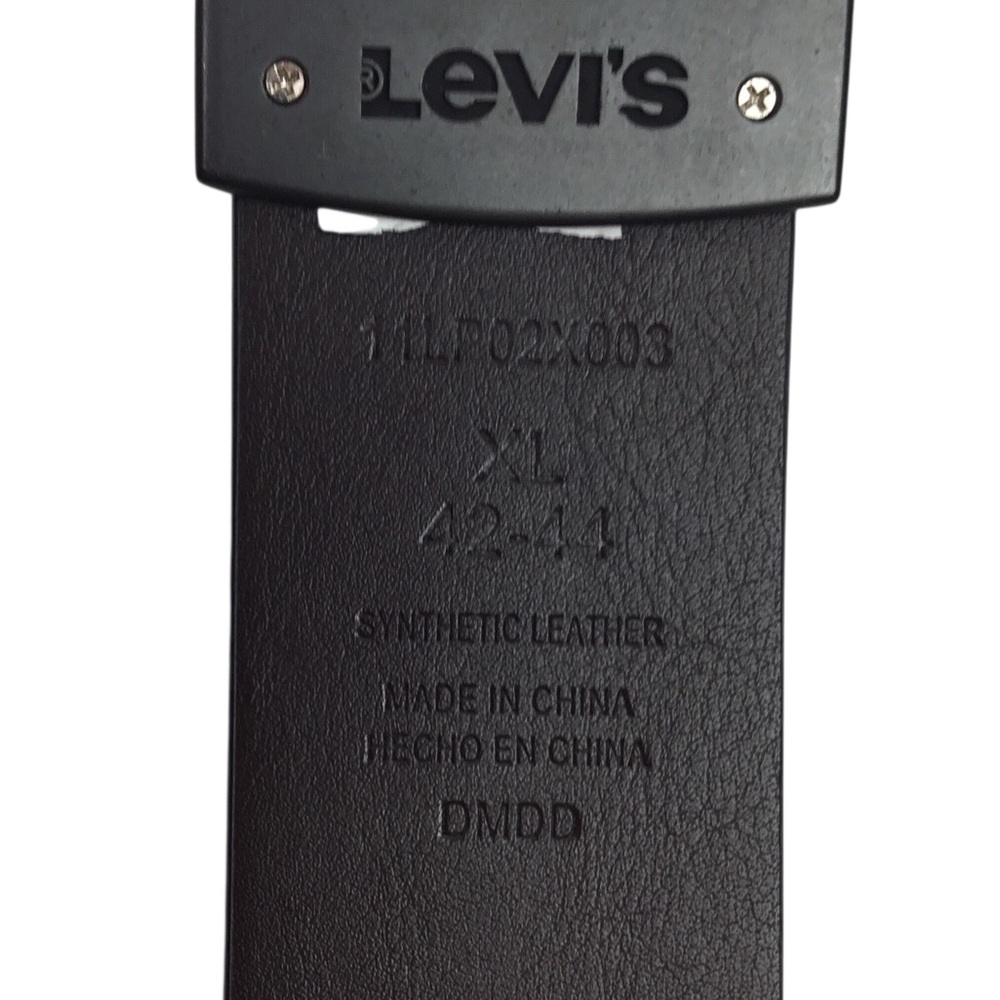 NWOT Levi’s Reversible Leather Belt Mens XL 42-44 Brown Black - Picture 7 of 9